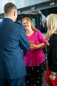 Gold Star Family Tree of Honor lighting ceremony in Peoria, Illinois, Nov. 15, 2025.