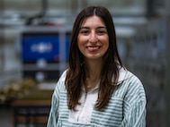 Naval Surface Warfare Center, Philadelphia Division (NSWCPD) engineer Dr. Kaitlyn Sitch recently was awarded the Department of Defense’s Science, Mathematics, and Research for Transformation (SMART) SEED Innovation Award. She received the honor for her research proposal, “Artificial Intelligence/Machine Learning (AI/ML) Algorithms for Power System Prognostics for Power System Optimization.” (U.S. Navy photo by Jay Butterbaugh, CTR)