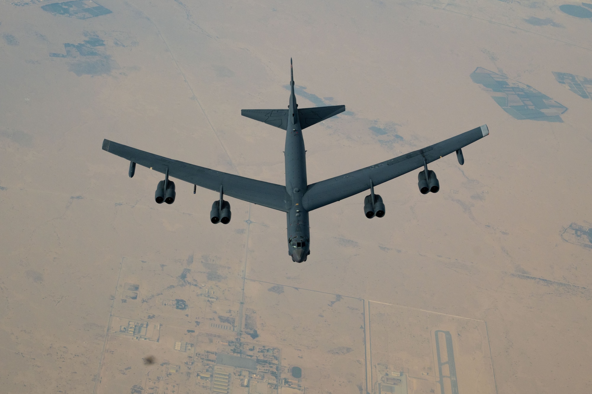 a B-52 in the sky