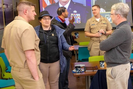 NUWC Division Newport hosts warfighters panel, ‘Cup O’ Joe’ to celebrate veterans