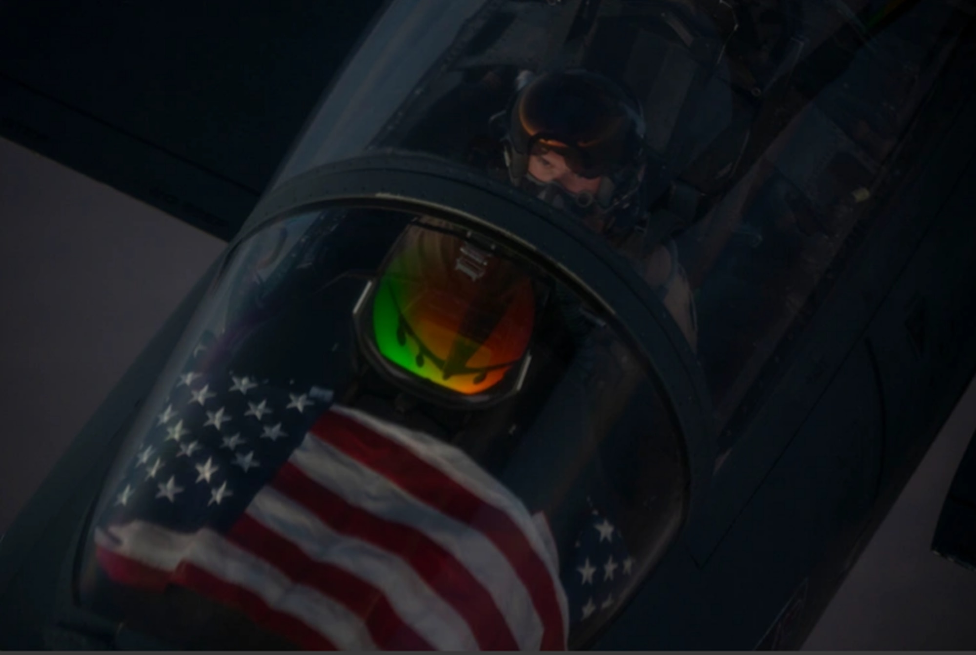 A U.S. Air Force fighter pilot receives inflight aerial refueling from a KC-135 Stratotanker assigned to the 305th Air Mobility Wing's Mission Generation Force Element (MGFE). The 305 AMW led and partnered with KC-46 and KC-135 air refueling teams and personnel from 16 Active Duty, Reserve and National Guard units, forming the largest Air Force MGFE in theater and the only MGFE to employ two major weapons systems. The MGFE achieved the highest sortie generation rate in theater, flying more than 3,600 KC-46 and KC-135 missions and offloading more than 150 million pounds of fuel to coalition aircraft supporting contingency operations for four combatant commands. (U.S. Air Force courtesy photo)
