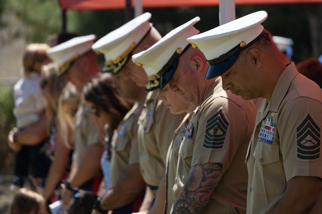 The change of command ceremony signifies the passing of authority and responsibilities from one commander to another.