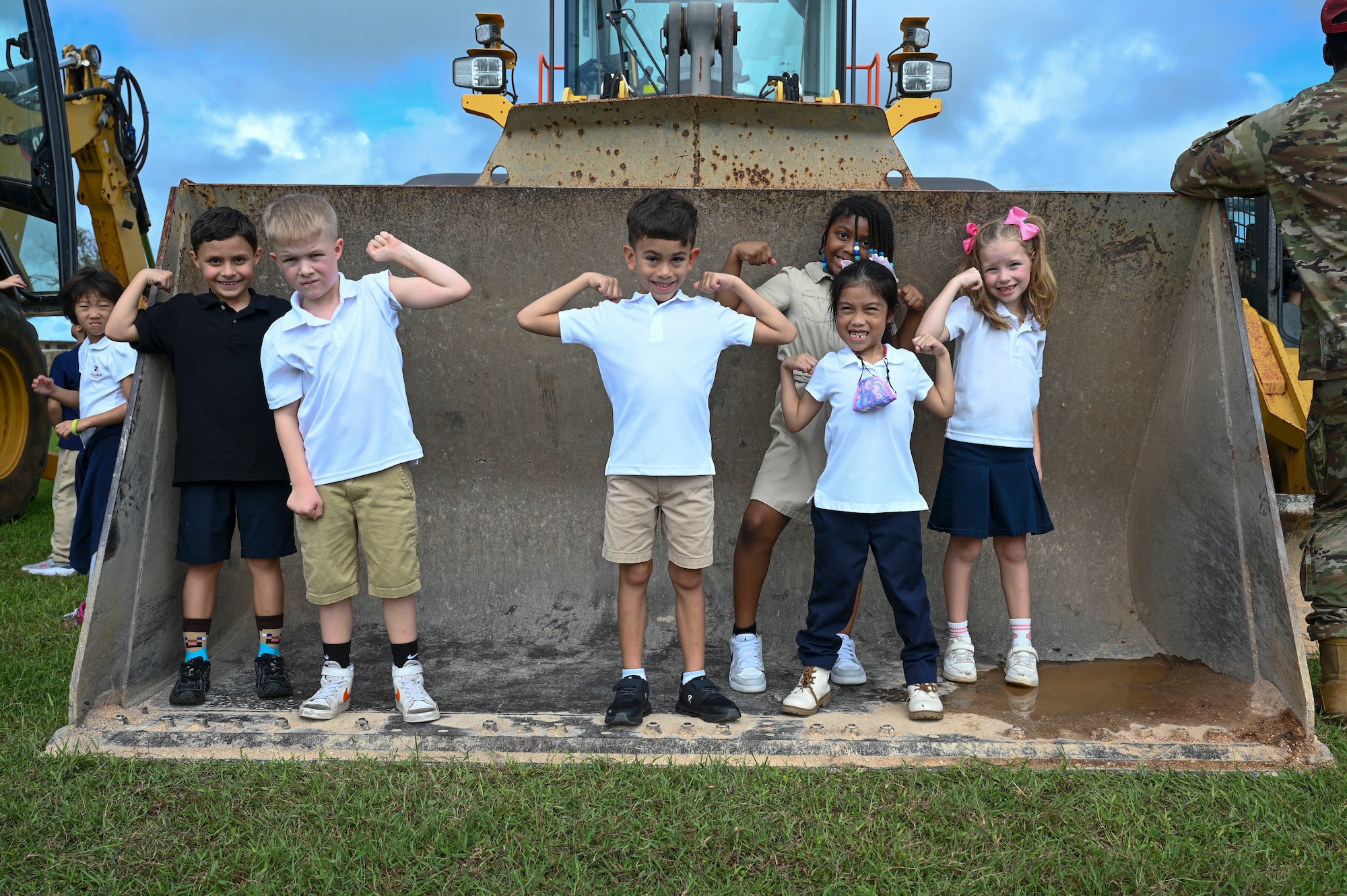 . Airmen assigned to the 554th Rapid Engineer Deployable Heavy Operational Repair Squadron Engineers celebrated their unit’s 60th anniversary by hosting Touch-A-Truck, an event focused on connecting with the children on base.