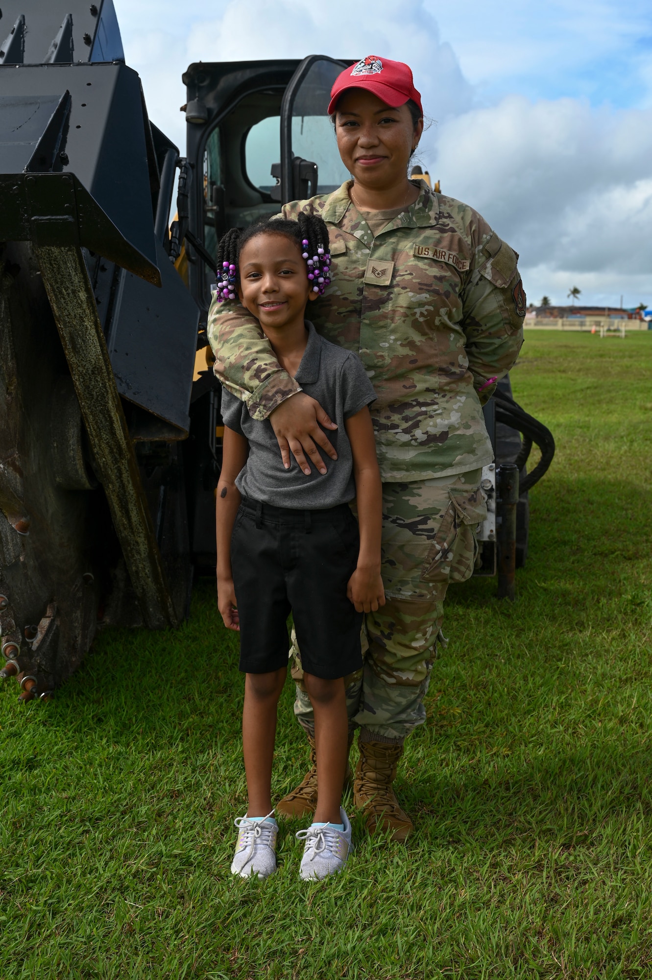 Airmen assigned to the 554th RED HORSE celebrated their unit’s 60th anniversary by hosting Touch-A-Truck, an event focused on connecting with the children on base.