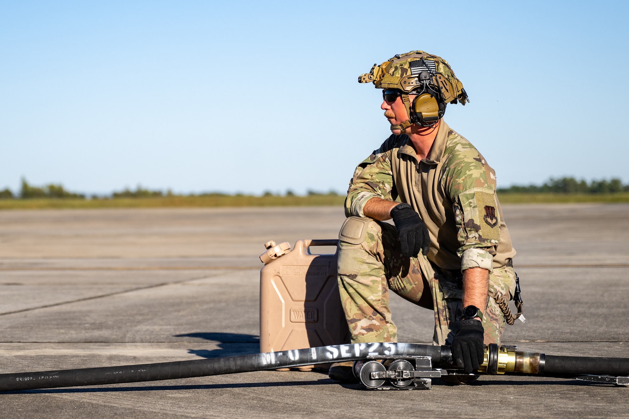 Airmen from the 71st Rescue Squadron and 23d Logistics Readiness Squadron honed their rapid refueling capabilities during Forward Area Refueling Point (FARP) training.