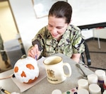 Carving out a niche in time… Naval Medical Readiness and Training Command Bremerton Mental Health Directorate recently hosted a pumpkin decorating contest in conjunction with Halloween to help dismantle the stigma surrounding mental health. The event was open to all to bring their creativity to help carve away at the misapprehension which still lingers in seeking psychological health care which can directly reinforce mental readiness as a priority for all service members (Official Navy photo by Mass Communication Specialist 2nd Class Jennifer Benedict, NHB/NMRTC Bremerton public affairs)