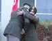 U.S. Army Corps of Engineers – Japan Engineer District (USACE JED) Commander, Col. Patrick Biggs, left, embraces newly promoted Lt. Col. Simratpal “Simmer” Singh, JED’s deputy commander, during his promotion ceremony at the District’s headquarters on Camp Zama, Japan, Nov. 26th, 2025.