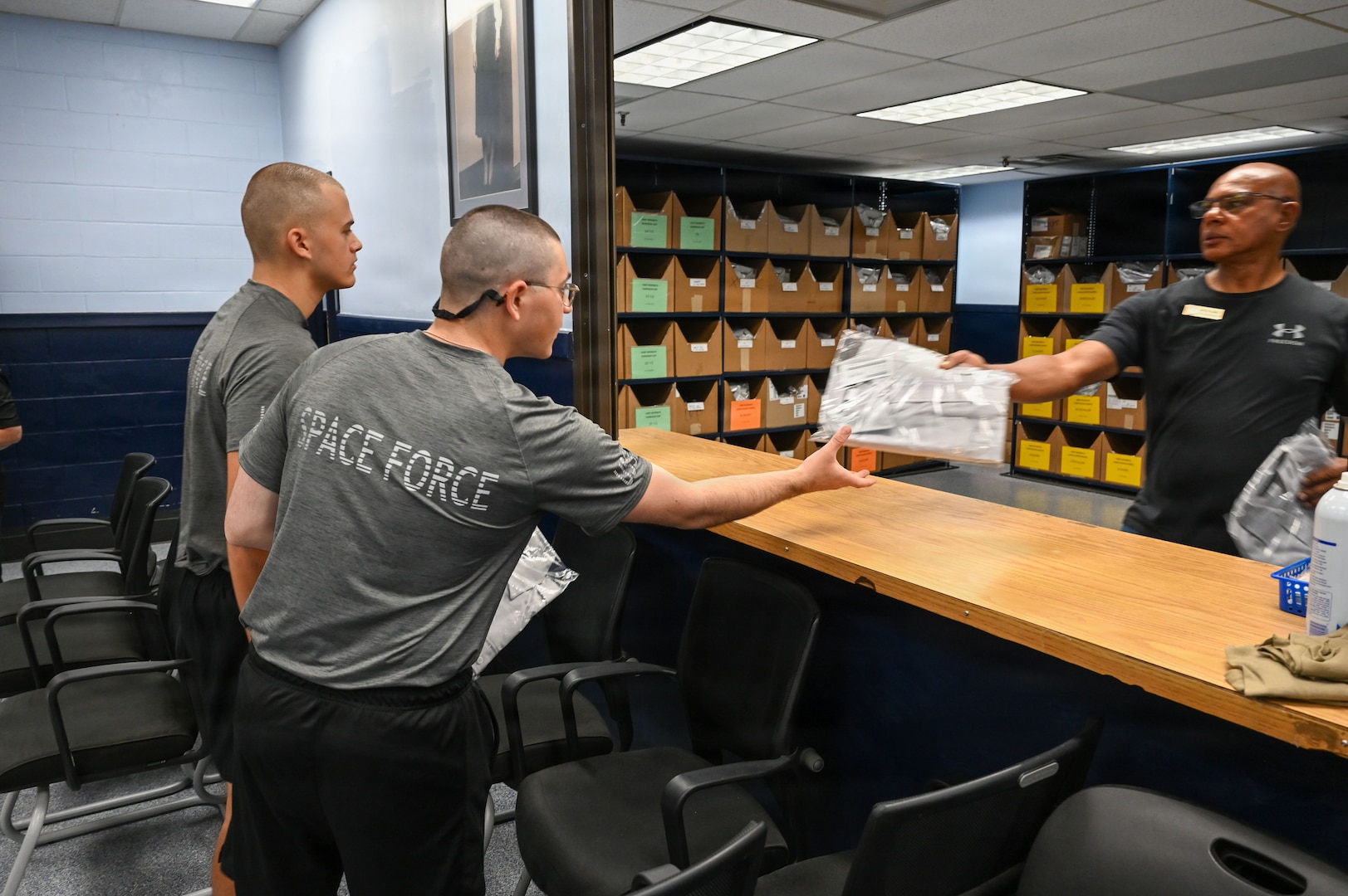 U.S. Space Force trainees receive newly designed service dress uniform