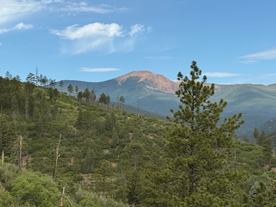 Photo of Mt. Baldy in Cimarron, New Mexico