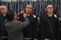 U.S. Space Force trainees receive newly designed service dress uniform
