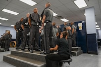 U.S. Space Force trainees receive newly designed service dress uniform