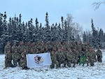 About 65 Soldiers from the Illinois Army National Guard’s 333rd Military Police Co. deployed to Fort Greely, Alaska, to protect critical anti-ballistic missile sites from September 2024 to July 2025 braving sub-zero degree temperatures and dark days to protect the United States of America. (Courtesy photo.)