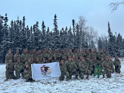 Soldiers from the Illinois Army National Guard’s 333rd Military Police Co.