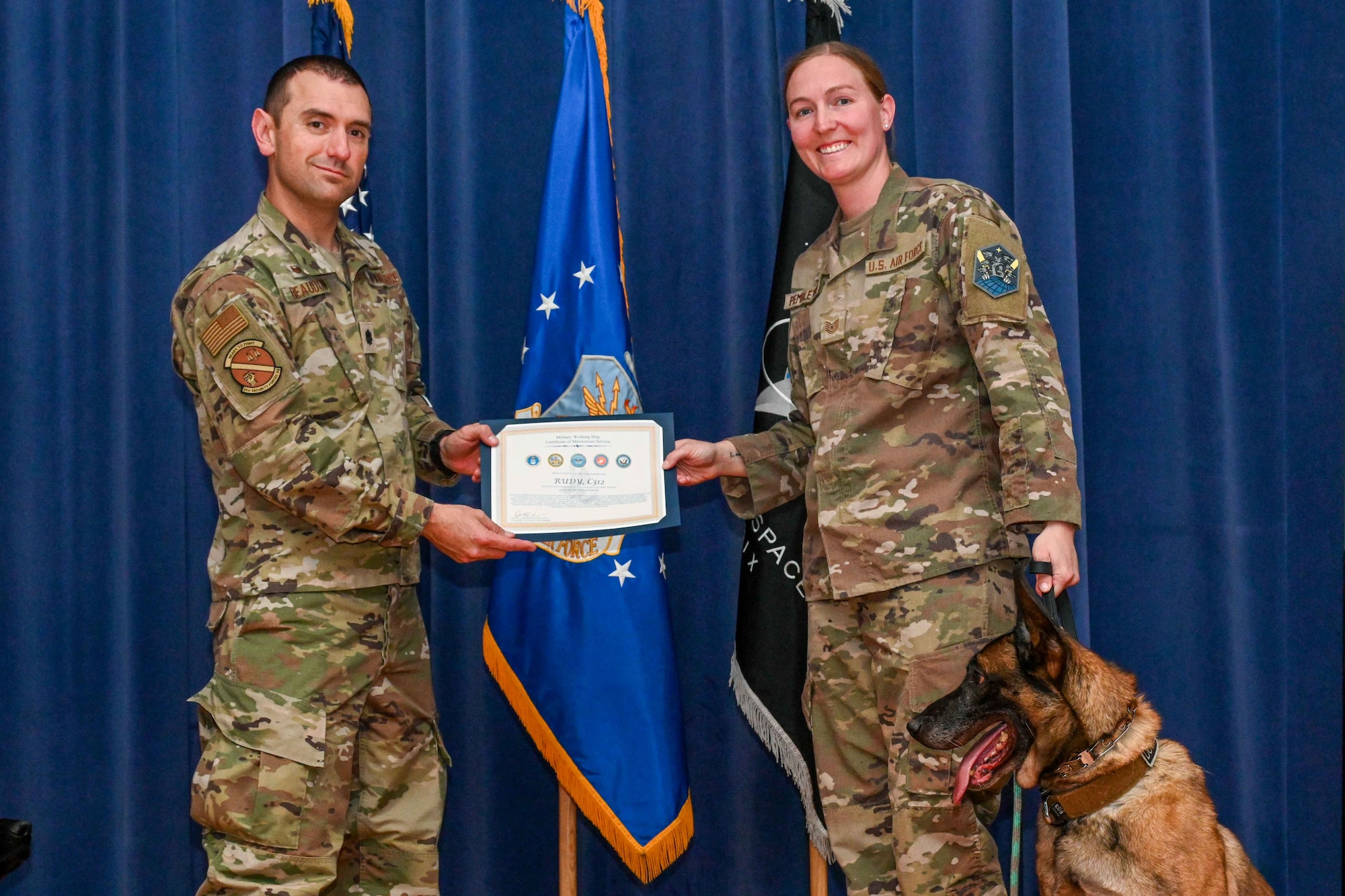 Service members serve