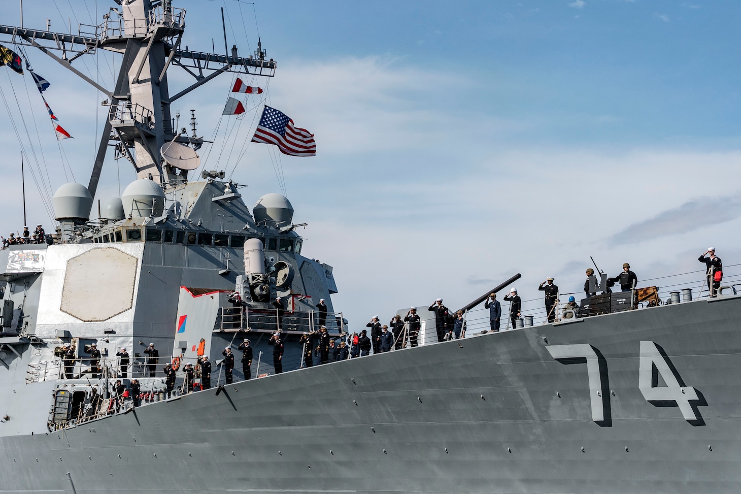 USS McFaul Departs Naval Station Norfolk for Deployment