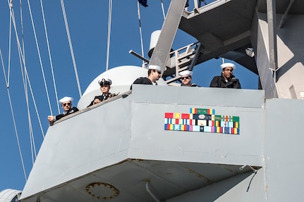 USS McFaul Departs Naval Station Norfolk for Deployment