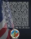 “Today’s events have brought an extremely somber and serious tone to this Thanksgiving. Two of our West Virginia National Guardsmen were shot in our nation’s capital while performing their duties ensuring the safety and security of the citizens of the District of Columbia. 

This brutal attack was senseless and entirely unprovoked. In times like these, my thoughts not only linger on those brave Guardsmen but also their families, friends, and their fellow service members. I would like to extend my profound gratitude to the first responders, doctors, and nurses who cared for our members. 

I am thankful for the swift action taken by the courageous fellow West Virginia National Guardsmen who quickly engaged and neutralized the assailant, saving lives. Further, we are overwhelmed at the outpouring of prayers from civilian and military leaders, as well as individuals throughout West Virginia and the nation. 

I ask that you continue to pray and to hold your loved ones close this Thanksgiving. As Soldiers and Airmen, we defend this nation and serve our state with pride, professionalism, and patriotism. May God bless our One Guard Family, the great state of West Virginia, and the United States of America.”

-Maj. Gen. Jim Seward