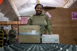 U.S. Airman poses for a photo