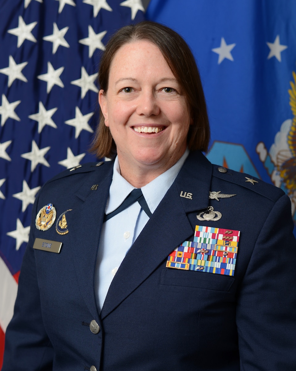 This is the official portrait of Brig. Gen. Melissa Stone.
