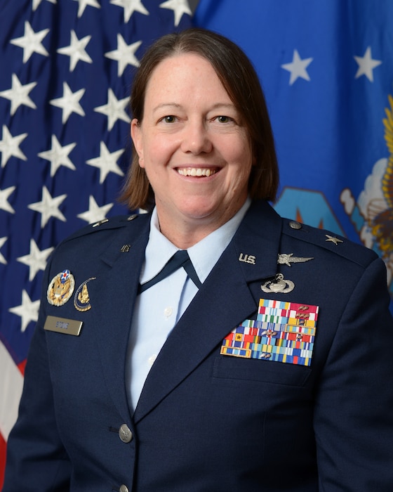 This is the official portrait of Brig. Gen. Melissa Stone.