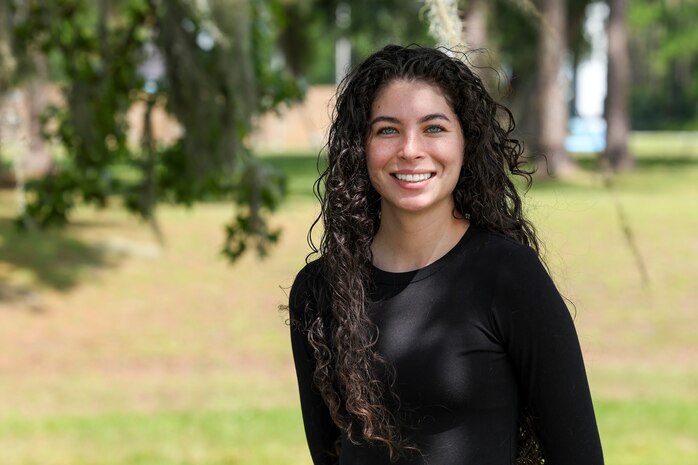 KINGS BAY, GEORGIA (September 12, 2025) Evelyn Ashe, a mechanical engineering student intern at Strategic Weapons Facility Atlantic (SWFLANT), was inspired to pursue a STEM career after participating in a SWFLANT STEM outreach event in middle school. Years later, she now leads her own STEM outreach program, giving back to the community and inspiring future generations. SWFLANT is one of two sites responsible for the Navy’s strategic assets. Its mission is to deliver safe, secure and effective sea-based strategic deterrence to Ohio-class ballistic missile submarines. The command also supports the reconfigured guided missile submarines, which carry Tomahawk cruise missiles. (U.S. Navy photo by Ashley Berumen)