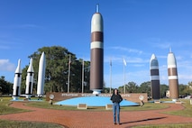 KINGS BAY, GEORGIA (September 26, 2025) Evelyn Ashe, a mechanical engineering student intern at Strategic Weapons Facility Atlantic (SWFLANT), was inspired to pursue a STEM career after participating in a SWFLANT STEM outreach event in middle school. Years later, she now leads her own STEM outreach program, giving back to the community and inspiring future generations. SWFLANT is one of two sites responsible for the Navy’s strategic assets. Its mission is to deliver safe, secure and effective sea-based strategic deterrence to Ohio-class ballistic missile submarines. The command also supports the reconfigured guided missile submarines, which carry Tomahawk cruise missiles. (U.S. Navy photo by Ashley Berumen)