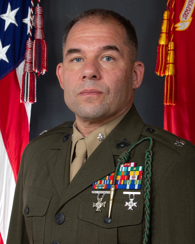Lieutenant Colonel Dennis A Dunbar, 6th Marine Regiment executive officer