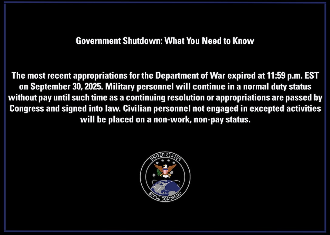 Government Shutdown Notice