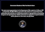 Government Shutdown Notice