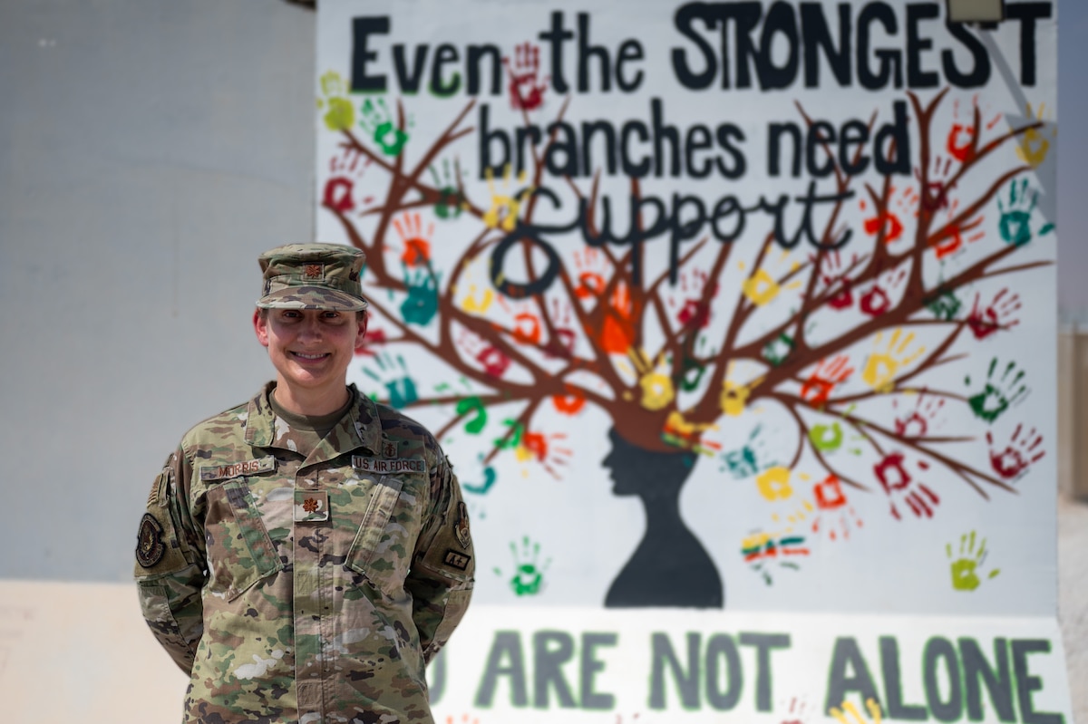 U.S. Airman poses for a photo