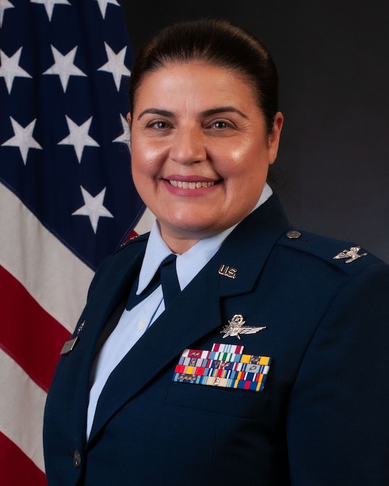 Official portrait of Col. Amalia McCaffrey.