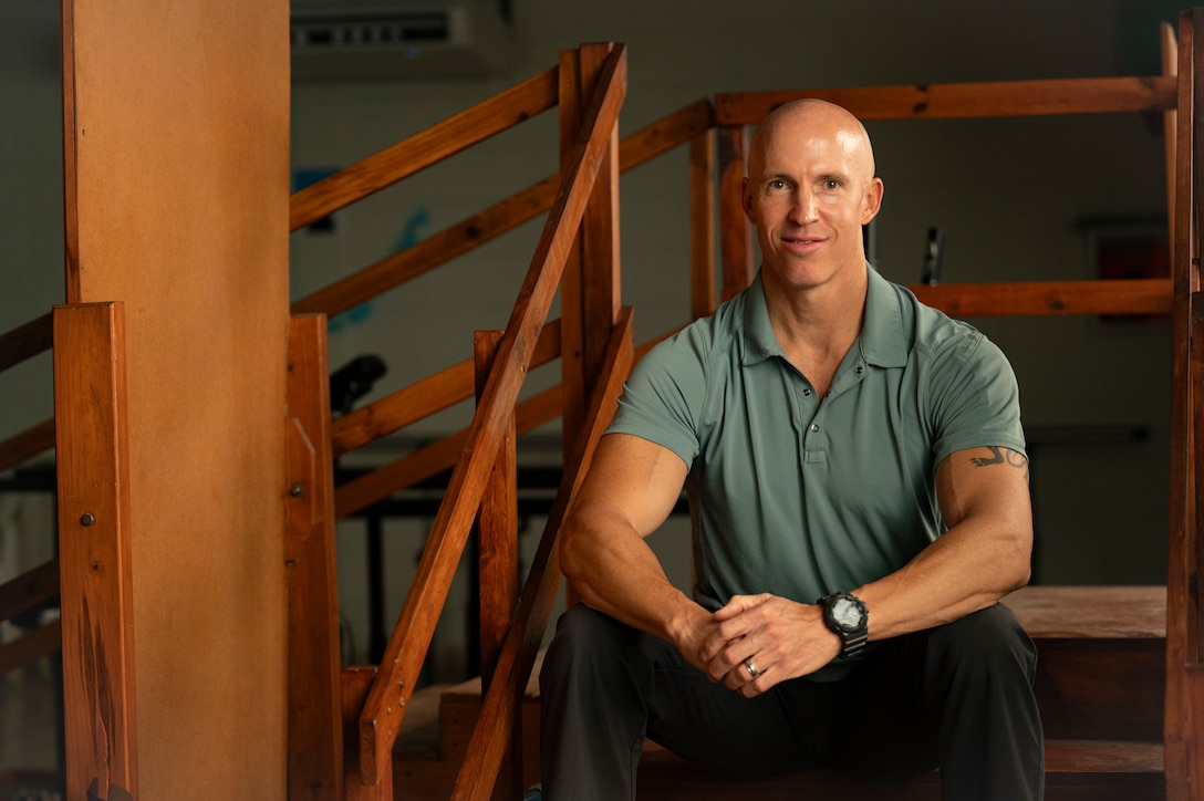 U.S. Army Reserve Maj. Collier Amundson, Army Forces Medical Detachment Chief of Rehabilitation, poses for a photo at Centro de Rehabilitacion Integral de Comayagua, Comayagua, Honduras, Sept. 17, 2025. Amundson’s weekly visits to Comayagua are one of many ways Joint Task Force-Bravo partners with the local community. For over forty years, JTF-Bravo’s medical missions have delivered essential healthcare services to remote, underserved populations, ensuring vulnerable communities receive medical care they might otherwise lack due to limitations. (U.S. Air Force photo by Staff Sgt. Sadie Colbert)