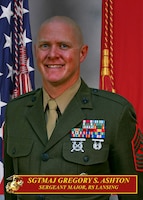 U.S. Marine Corps photo of RS Lansing Sgt Maj.