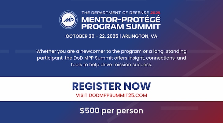 Join small businesses, prime contractors, DoD acquisition professionals, and federal stakeholders to strengthen the defense industrial base through collaboration and knowledge sharing.