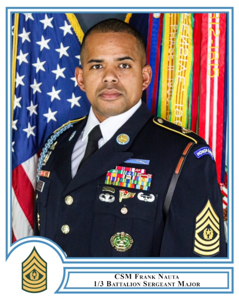 command sergeant major, leadership, 1/3 battalion, TOG, One Legion