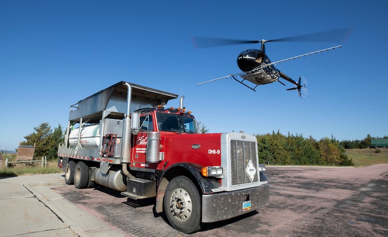 A photo of vegetation management operations.