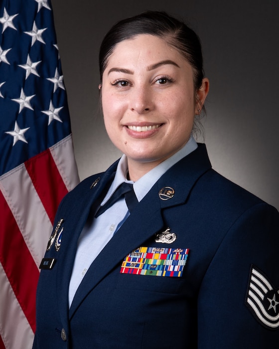 Official portrait of Tech. Sgt. Raychelle Means