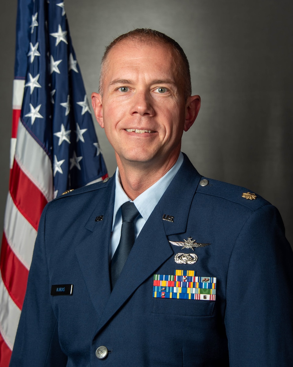 Airman posing for portrait.