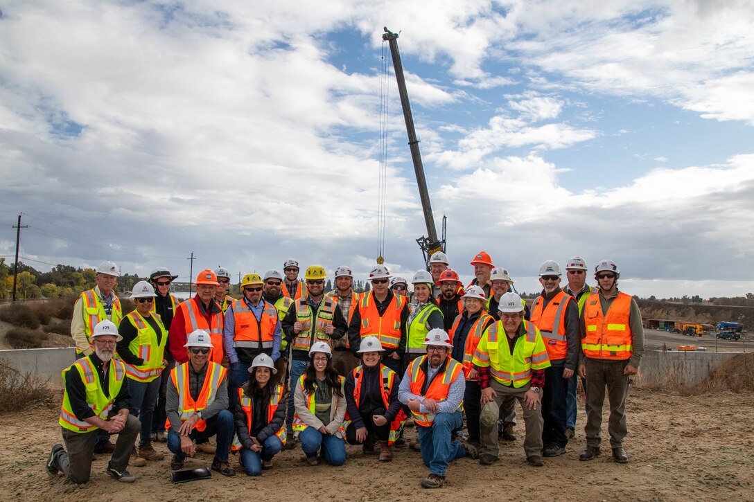 USACE Sacramento District Hosts SAME Tour at Sacramento Weir Widening Project