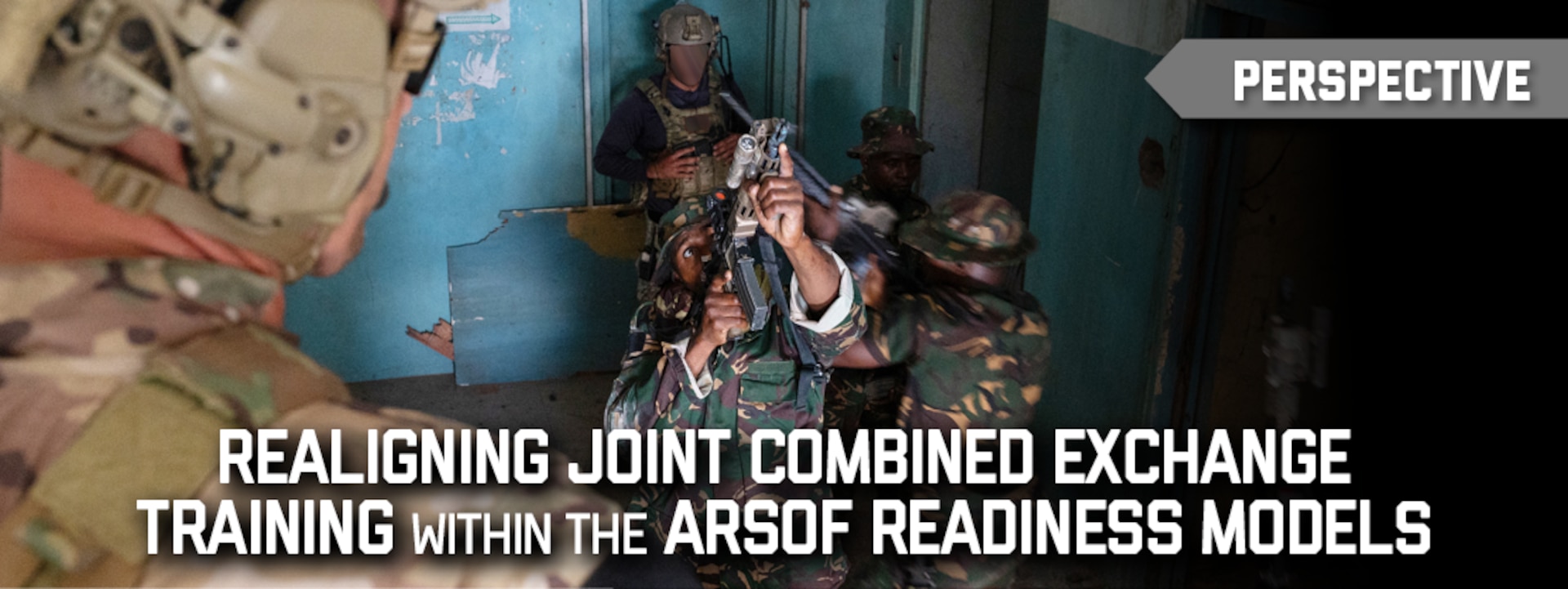 U.S. 3rd Special Forces Group (Airborne) Green Berets oversee Tanzanian 93rd Special Forces Battalion members conducting close quarters battle training during a simulated building raid at a Joint Combined Exchange Training with 3rd Special Forces Group (Airborne) in Tanga, Tanzania, Aug 28, 2025.