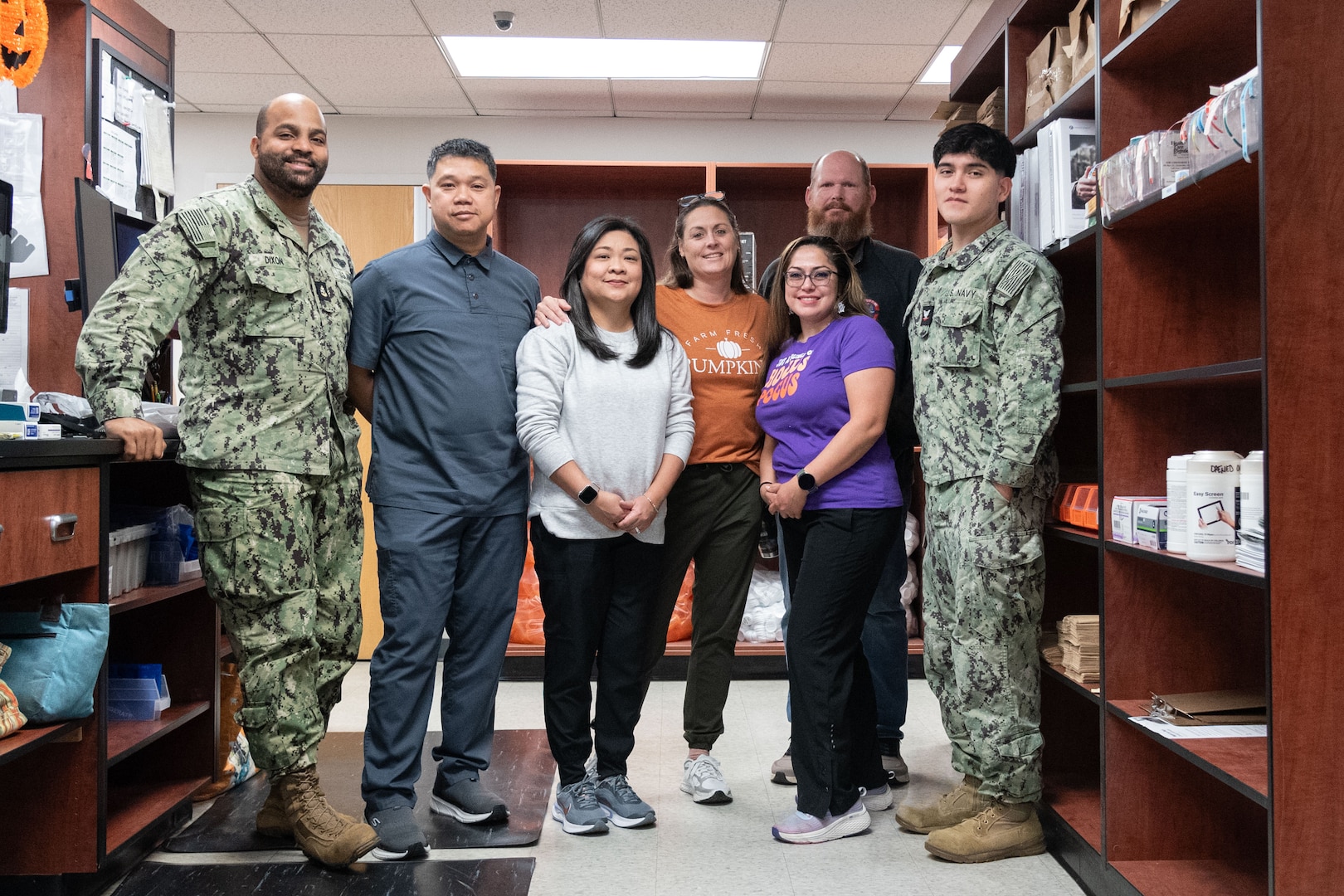 Naval Health Clinic Cherry Point celebrated the Sailors and civilians serving in the facility’s Pharmacy during the month of October, 2025.  October is known as “American Pharmacists Month,” with October 19 to October 25 as “National Pharmacy Week” and October 21 as “National Pharmacy Technician Day.”

The clinic’s Pharmacy team ensures the wellness and safety of patients each day through the issuance of medication and instruction of its use while ensuring service members have the prescriptions needed to maintain their medical readiness.