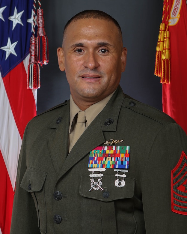 Sergeant Major Joseph Mendez, 2nd Marine Division senior enlisted leader
