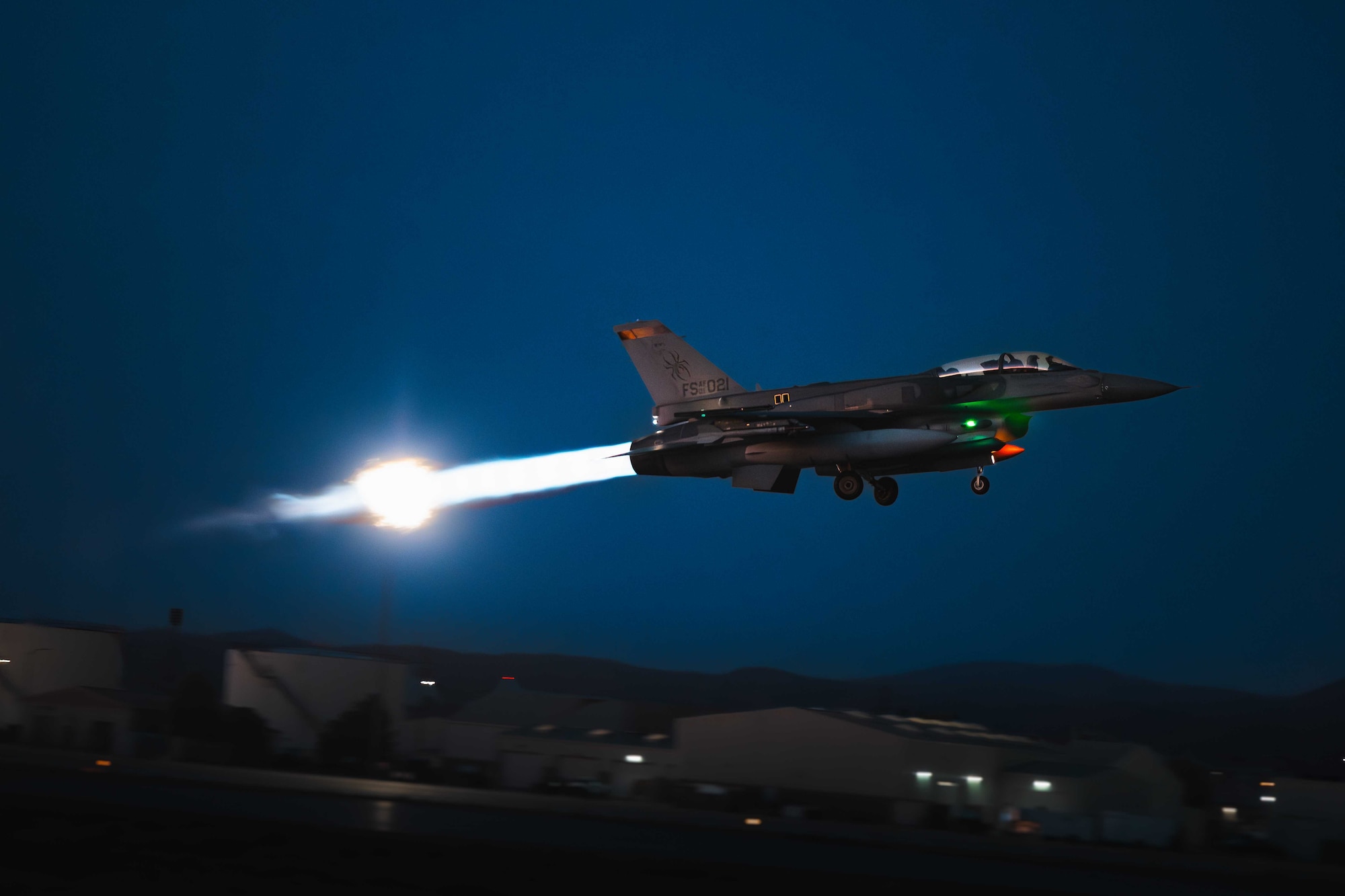 Singaporean fighter jet in sky