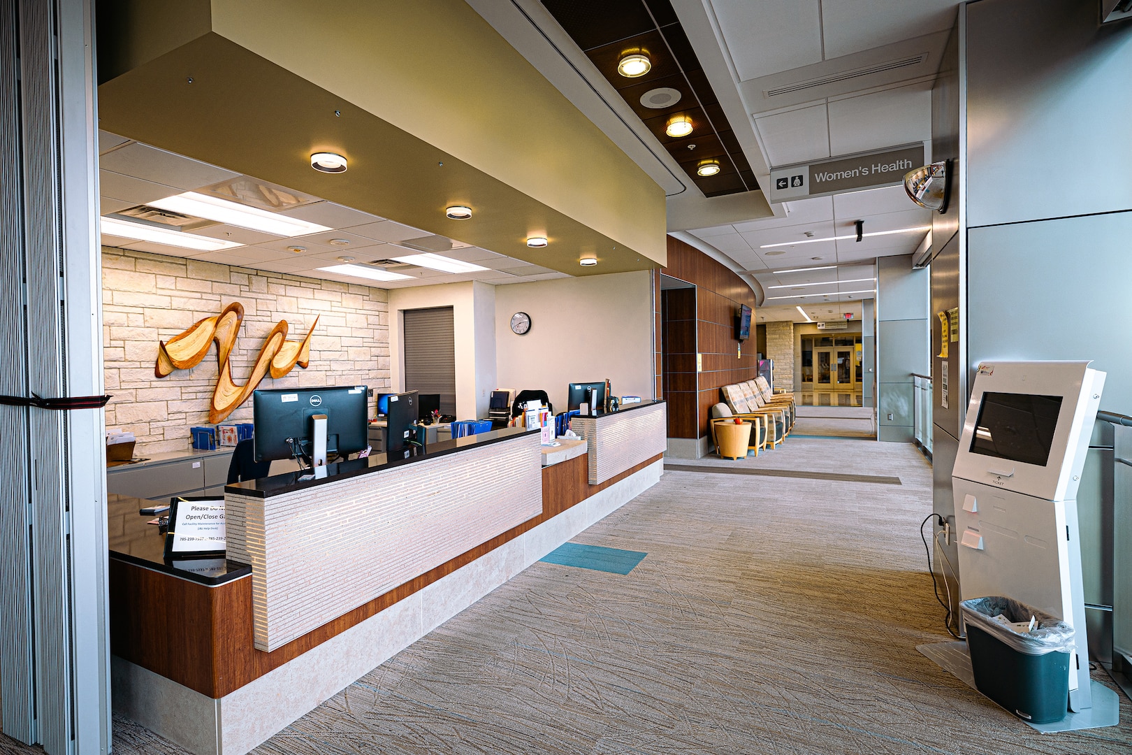 Effective Nov. 3, 2025, all patients visiting specialty care clinics located on the 2nd floor of Irwin Army Community Hospital will check in at the OB/GYN & Well Women’s Clinic front desk. This consolidation is part of an ongoing effort to optimize staff resources.

The change affects patients visiting the following clinics:

• Orthopedics
• Podiatry
• Brace Shop
• Optometry
• Ophthalmology
• Audiology
• General Surgery
• OB/GYN & Well Women

Ambulatory Surgery and Oral Surgery will continue checking in patients at their respective locations.

Patients are encouraged to arrive 15 minutes before their appointment to allow adequate time for check-in and reduce delays.