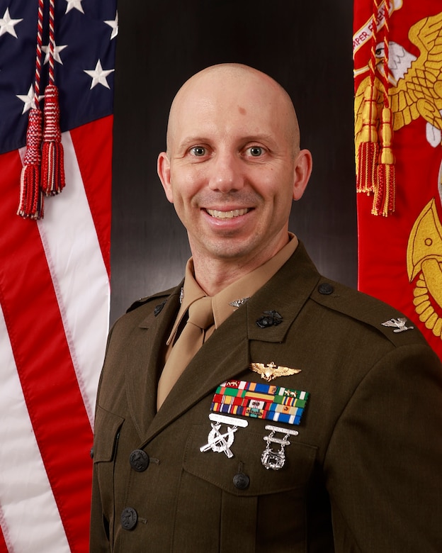 Official command photo for MAG 13 commanding officer Col. Alexander Goodno.