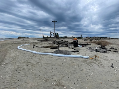 Beach Construction site