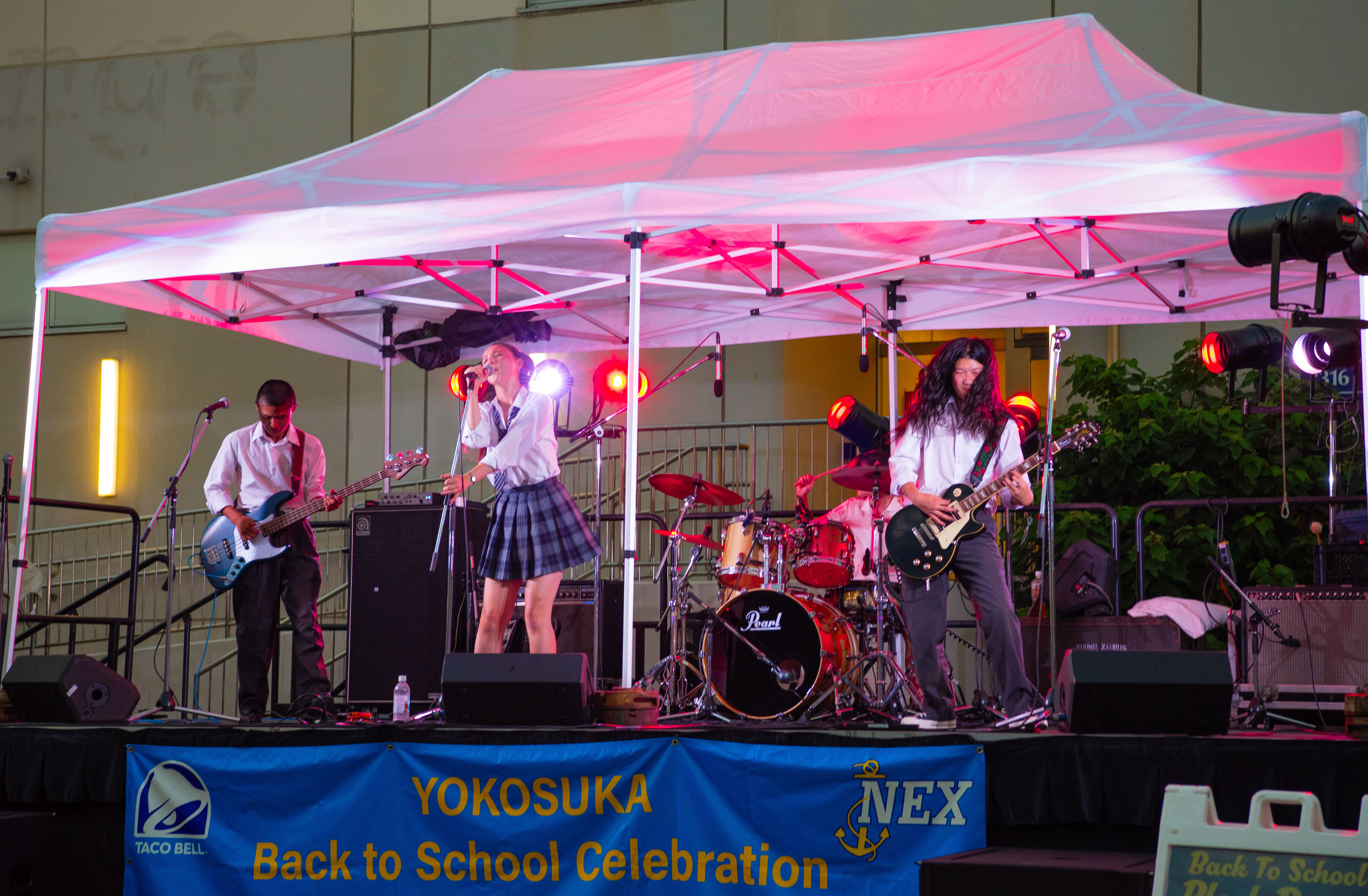 Commander, Fleet Activities Yokosuka's Morale, Welfare and Recreation (CFAY MWR) joined the Yokosuka Navy Exchange to host annual Back-to-School Block Party on August 15, 2025, celebrating the start of the new school year.