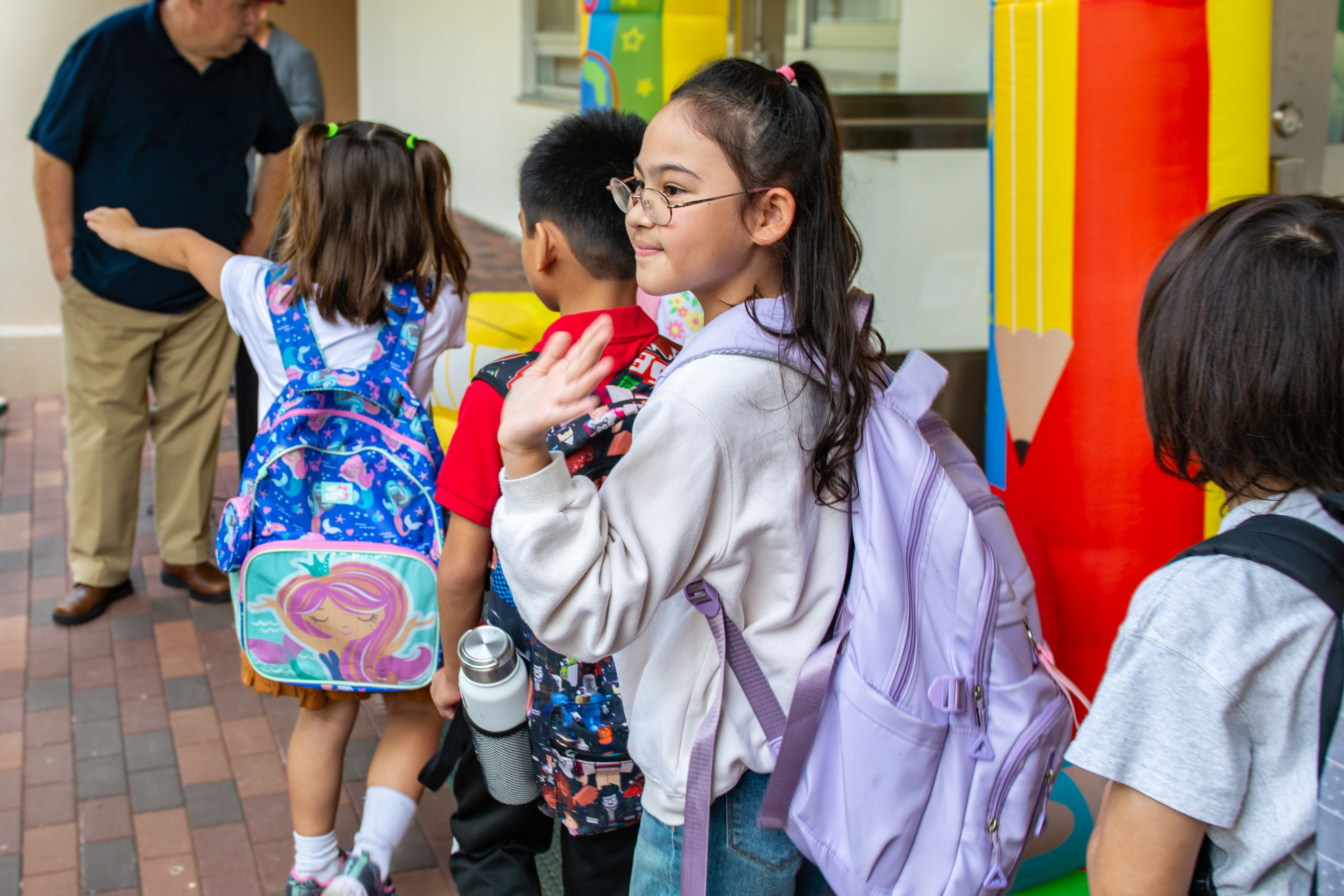 Ikego Elementary School kicked off a new school year with a bell ringing ceremony August 18, 2025 in Commander, Fleet Activities Yokosuka's Ikego Heights Housing Area.