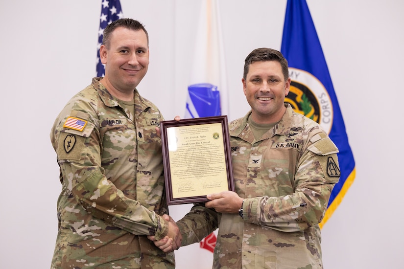 Project Manager Soldier Lethality Conducts an Assumption of Charter Ceremony for Product Manager Small Arms Fire Control