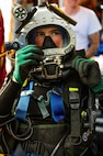 Navy Divers Repair USS Iwo Jima